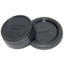 Комплект крышек для Nikon JJC задняя обьектива+крышка байонета камеры
