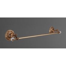 Полотенцедержатель Art&Max Barocco Crystal (AM-1781-Br-C) (36 см) бронза