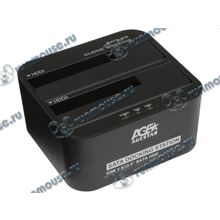 Док-станция Agestar "3UBT6-6G" для 2x2.5" 3.5" SATA HDD, черный (USB3.0) [140892]
