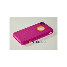 Силиконовая накладка для iPhone 4 4S вид №2 red rose