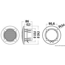 Osculati Sound Marine two-way loudspeaker IP65 5, 29.721.51