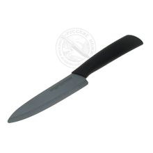 Нож  кухонный SC-0082B "Samura Eco-Ceramic", 145 мм, Шеф, черная циркониевая керамика