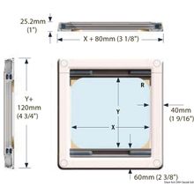 Osculati Pleated Screen x Bomar 1029 W, 19.803.02