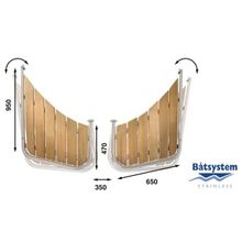 Batsystem Транцевая площадка Batsystem PS65 950 x 650 x 470 мм