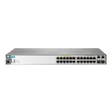 hp 2620-24-poe+ switch (24x10 100 poe+, 2x10 100 1000, 2xsfp, managed l3 static, virtual stacking, poe 382w, 19) (j9625a#abb)