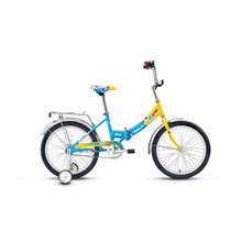 Детский велосипед ALTAIR City Girl 20 Compact желтый синий