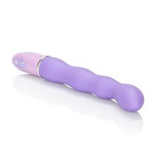 California Exotic Novelties Силиконовый фиолетовый вибратор Lia Magic Wand - 21 см. (фиолетовый)