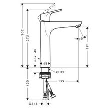 Смеситель Hansgrohe Focus 31608000 для раковины