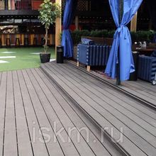 Доска террасная из ДПК SW-Decking Carpinus 4.0 м коричневый