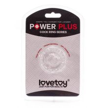 Прозрачное кольцо с лучиками POWER PLUS Cockring (220443)