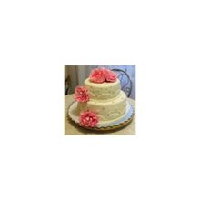Свадебный торт "Хризантемы"