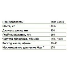 Дисковая пила LS16 (Atlas Copco)