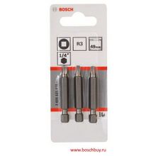 Bosch Насадка-бита Extra Hart R3 1 4 E6.3 49 мм (3 шт.) (2608521116 , 2.608.521.116)