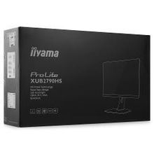 монитор Iiyama ProLite XUB2790HS-В1, 1920x1080, DVI, HDMI, 5ms, AH-IPS, черный, с колонками