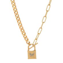 Колье-цепь "Замок" (арт. 83260-9)