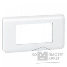 Legrand 078814 РАМКА - ПРОГРАММА MOSAIC - 4 МОДУЛЯ - ГОРИЗОНТАЛЬНАЯ - БЕЛАЯ