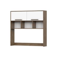 Модули SV-мебель Гарвард Надстройка на стол Без фотопечати Гикори тёмный Белый