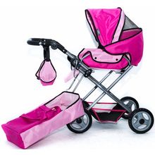 VIP Toys 755 Кукольная коляска, цвет  фуксия+розовый