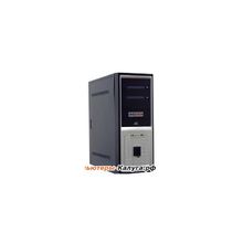 Корпус H-208 Black-Silver 350W 20+4pin SATA USB Audio