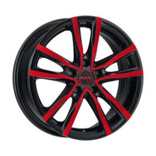 Колесные диски MAK Milano 6,5R16 5*112 ET45 d76 Black and Red [F6560MIBR45VK2]