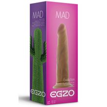 Телесный фаллоимитатор без мошонки Mad Cactus - 18,5 см. телесный