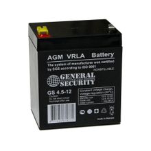 Аккумуляторная батарея для ИБП свинцово-кислотная 12В, 4,5Ач, 91х71х105мм, GS