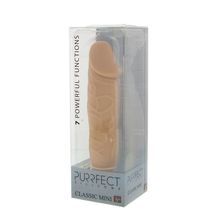 Dream Toys Телесный вибратор PURRFECT SILICONE CLASSIC MINI - 15 см. (телесный)