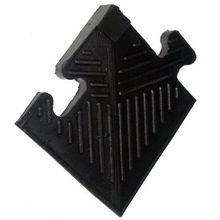 Уголок для резинового бордюра,черный,толщина 12 мм., MB Barbell, MB-MatB-Cor12