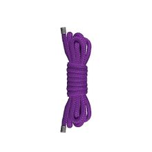 Shots Media BV Фиолетовая нейлоновая веревка для бондажа Japanese Mini - 1,5 м. (фиолетовый)