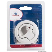Osculati Flush pull latch black nylon with lock, 38.147.21