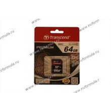 Флеш накопитель SDXC Card 64Гб Transcend Class 10