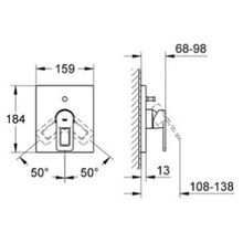 Смеситель Grohe Quadra 19456000 для ванны с душем