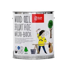 WOOD OIL 2 in 1 - Защитное масло-воск для наружного применения