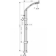 Душевой гарнитур Hansgrohe Croma 100 Vario UnicaReno Lift (27811000) (105 см)