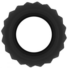 Черное эрекционное кольцо SONO №40 Черный