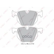 Колодки Тормозные Дисковые | Зад | Bmw 325, 330, 335, 520, 520d, 523, 525, 530, 630 04-   X5 (E70) 07-   X6 (E71, E72) 08- LYNXauto арт. BD1419