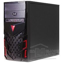 3Cott 3C-MATX-CA1B "Venom" для игрового компьютера, mATX, блок питания 500 Вт, выходы USB 2.0x2, аудиовыход, микрофонный вход