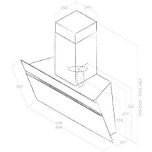 ELICA STRIPE URBAN CAST IRON A 90