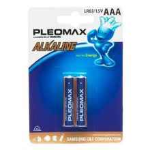 Батарейка AAA SAMSUNG PLEOMAX LR03-2BL, щелочная, 2шт, блистер