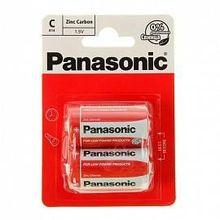 Батарейка Panasonic Zinc Carbon R14RZ 2BP R14 BL2