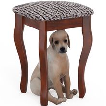 Мебель 24 Табурет Мебель--24 Мерлин-3, цвет вишня, обивка ткань рогожка корфу ID - 289978