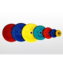 Диск обрезиненный Barbell d 31 мм цветные 1,25 кг