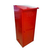 Шкаф оцинкованный для одного газового баллона 50 л (красный)