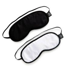 Fifty Shades of Grey Набор из двух масок на глаза Soft Blindfold Twin Pack (черный с серым)