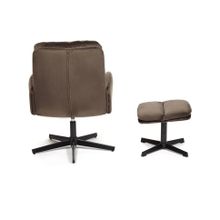 Tetchair Кресло ALFRED с банкеткой (mod. DM7574-1) , коричневый (37-brown)