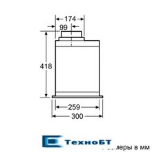 Встраиваемая вытяжка Neff D55ML66N1