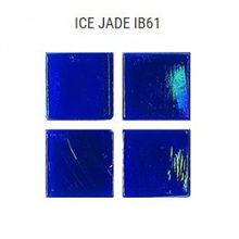 Стеклянная мозаика JNJ Ice Jade IB61 (тон 1) (плитка 15x15 мм), сетка 295x295 мм (в коробке 1,74 м2)