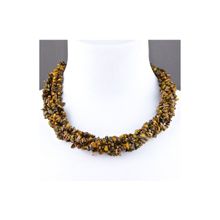 Бусики-Колечки Бусы Тигровый Глаз "Россыпи" арт.П3999