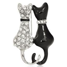 Брошь "Влюбленные кошки", Tutti Frutti (арт. 47060-9529)