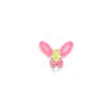 Карнавальный ободок «Уши зайчика с бабочкой»